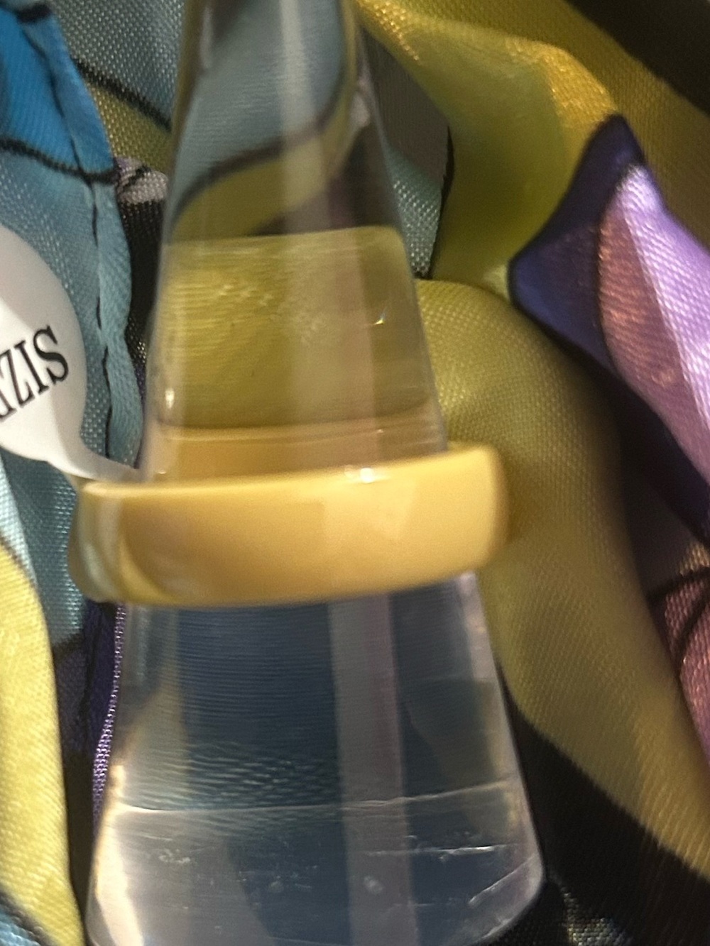 Yellow Ceramic Ring NEW